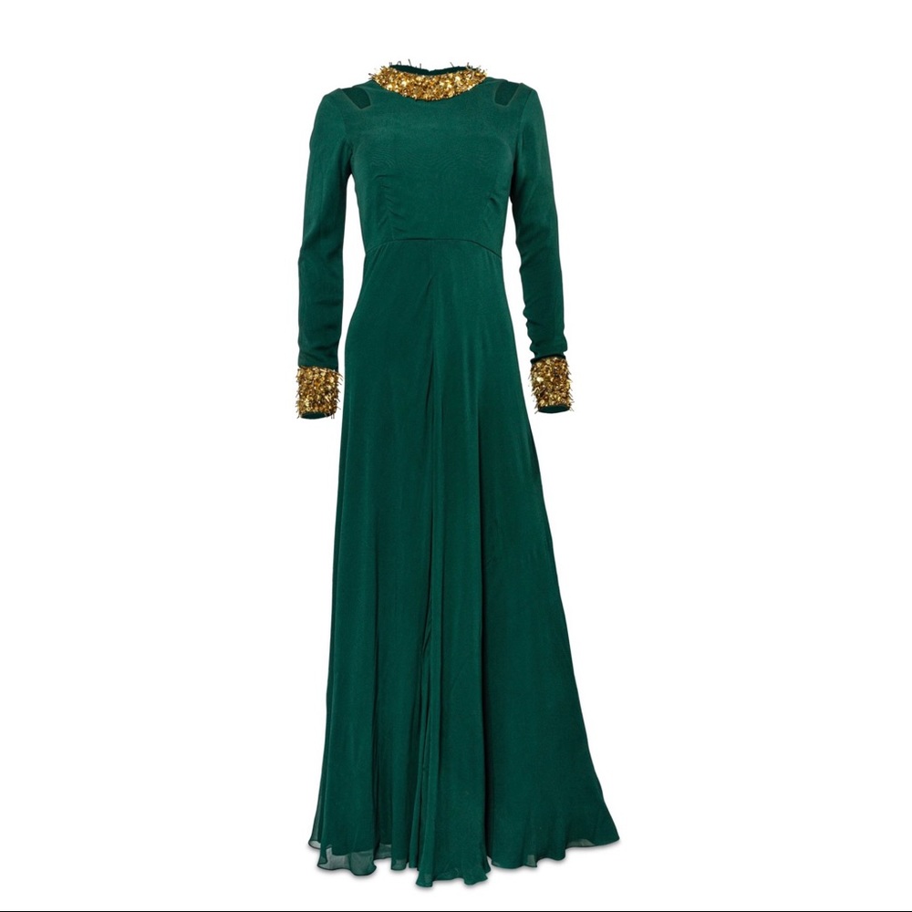 Emerald green Gown